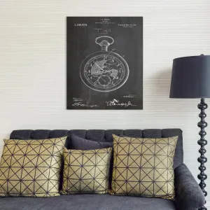 Pocket Watch Canvas Patent Print