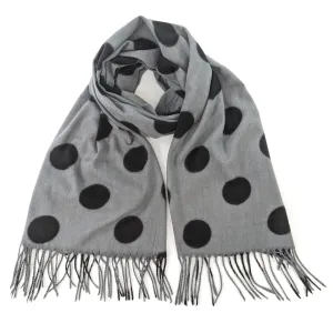 Polka Dot Pashmina Style Scarf