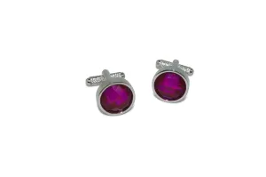 Purple Center Cufflinks