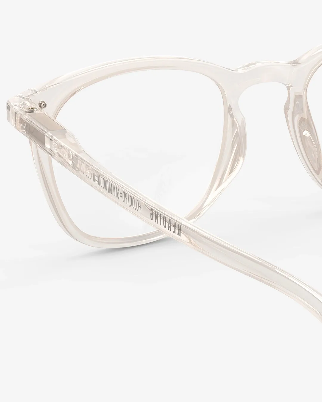 Reading Glasses #E The Trapeze - Paper Note Beige - نظارات