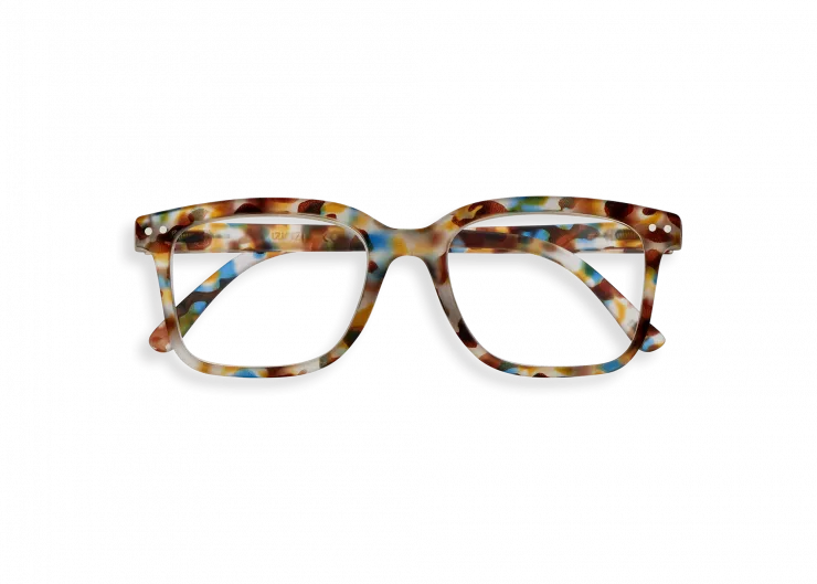 Reading Glasses #L The Big One - Blue Tortoise - نظارات