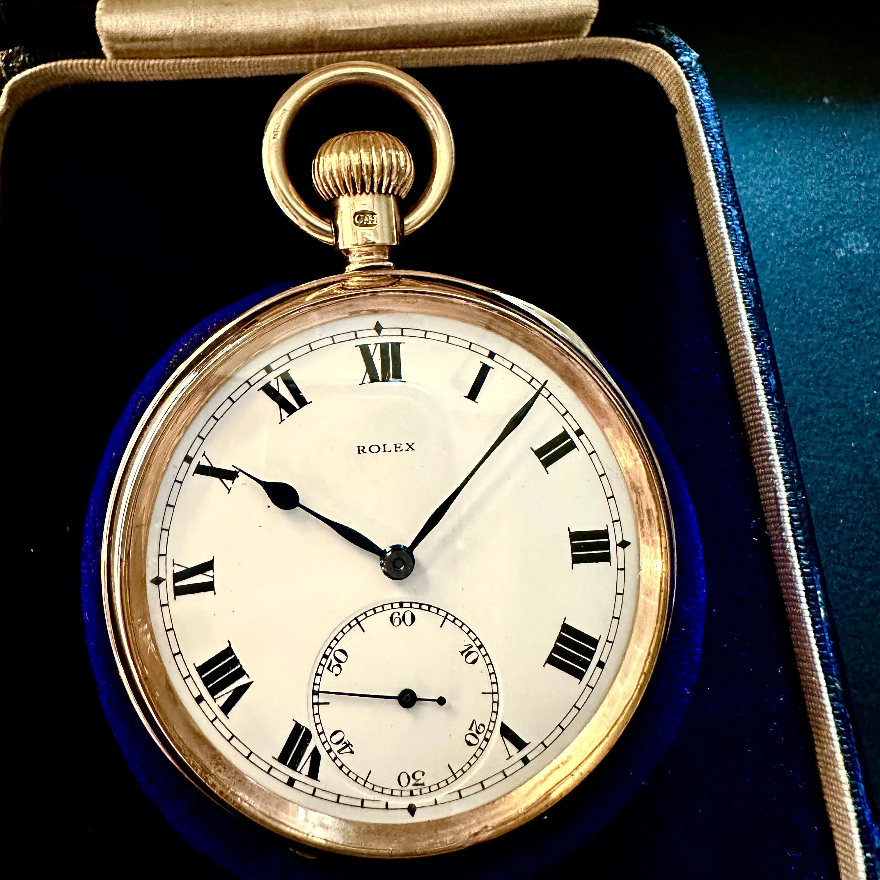 ROLEX SOLID 9K GOLD MAN’S POCKET WATCH