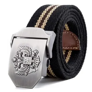 Russian National Emblem Canvas Tactical Belt