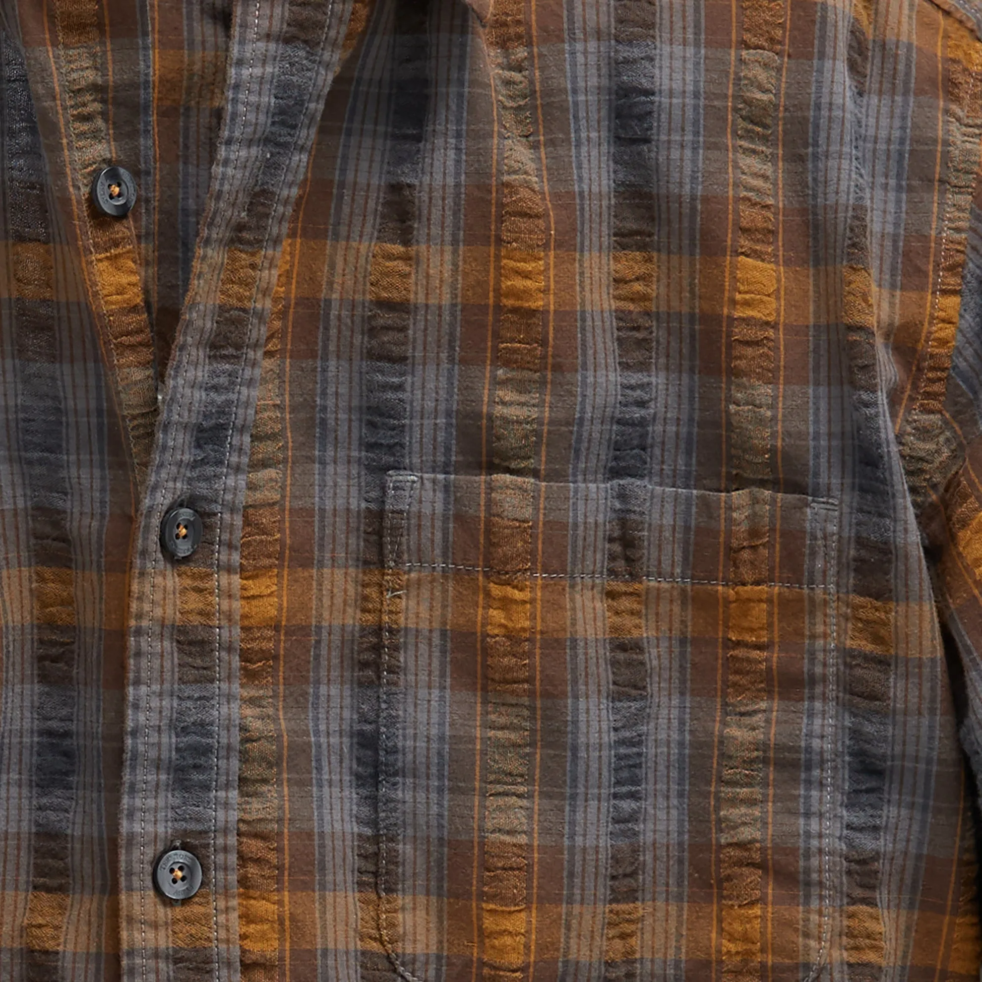 Samburu Seersucker Plaid Shirt - Tall