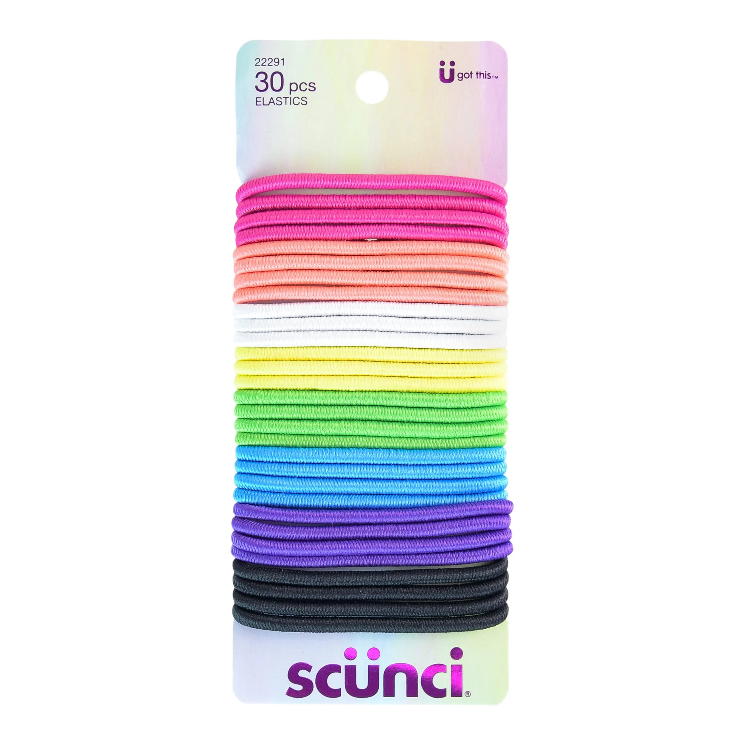 Scünci Girl Large 4 mm Hair Elastics