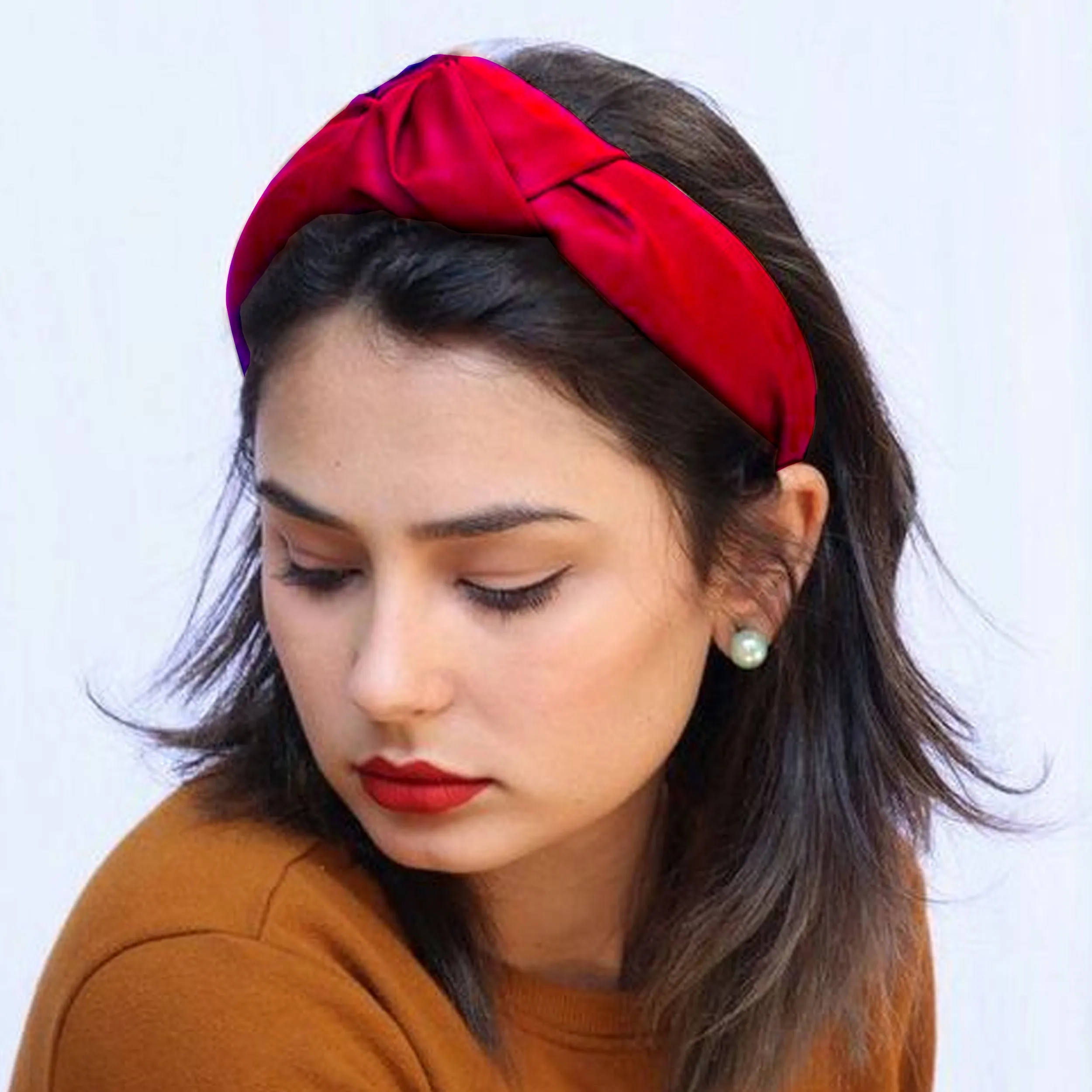 SQ Silky Dream Headbands - Hot Cherry - Red