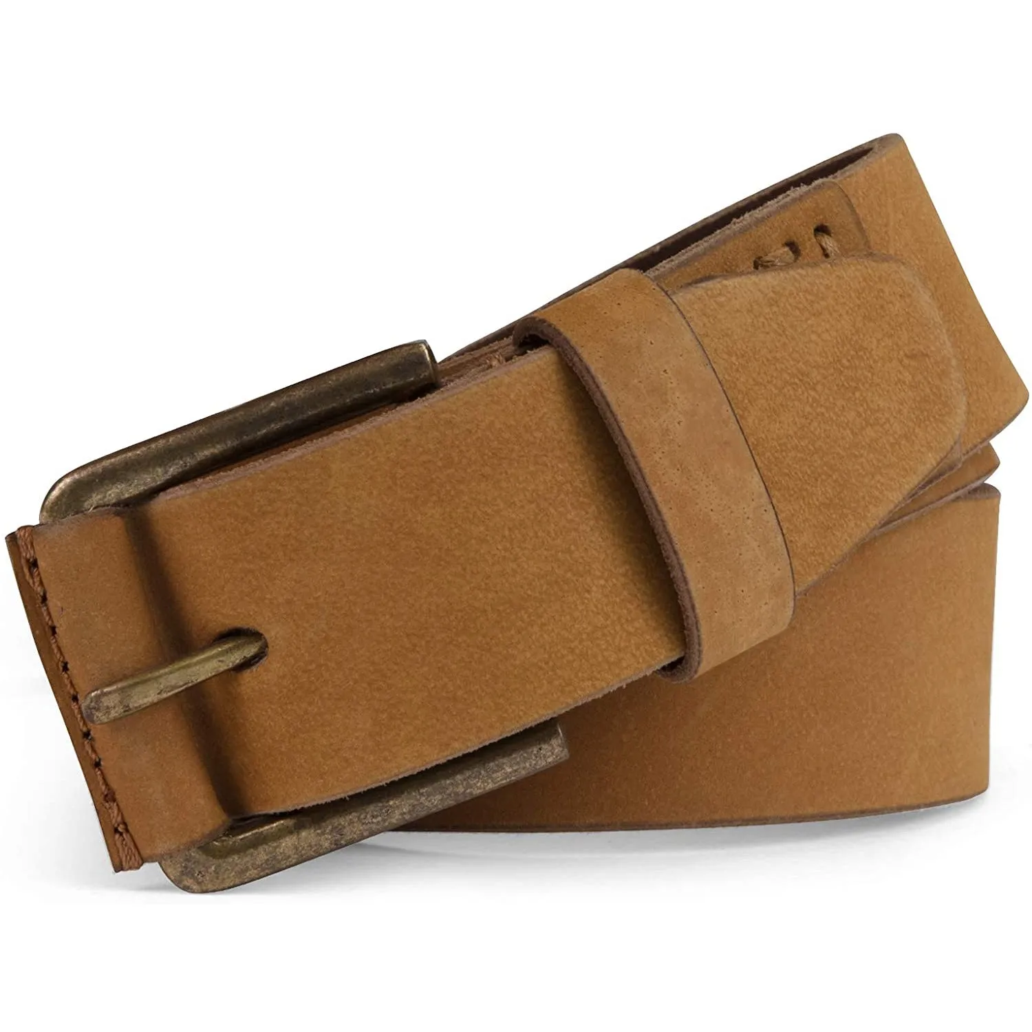 Timberland Men's Casual Leather Belt | Color Wheat