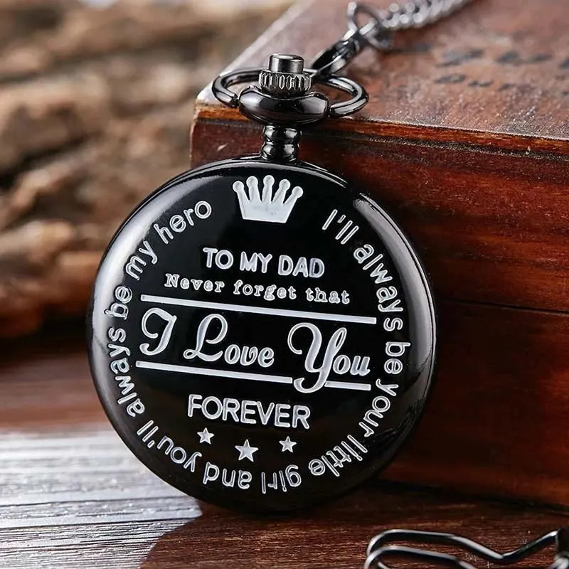 To My Dad - Vintage Pendant Pocket Watch