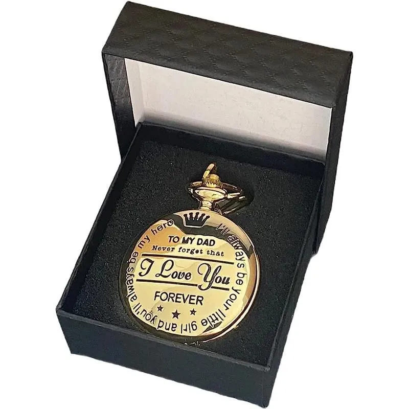 To My Dad - Vintage Pendant Pocket Watch