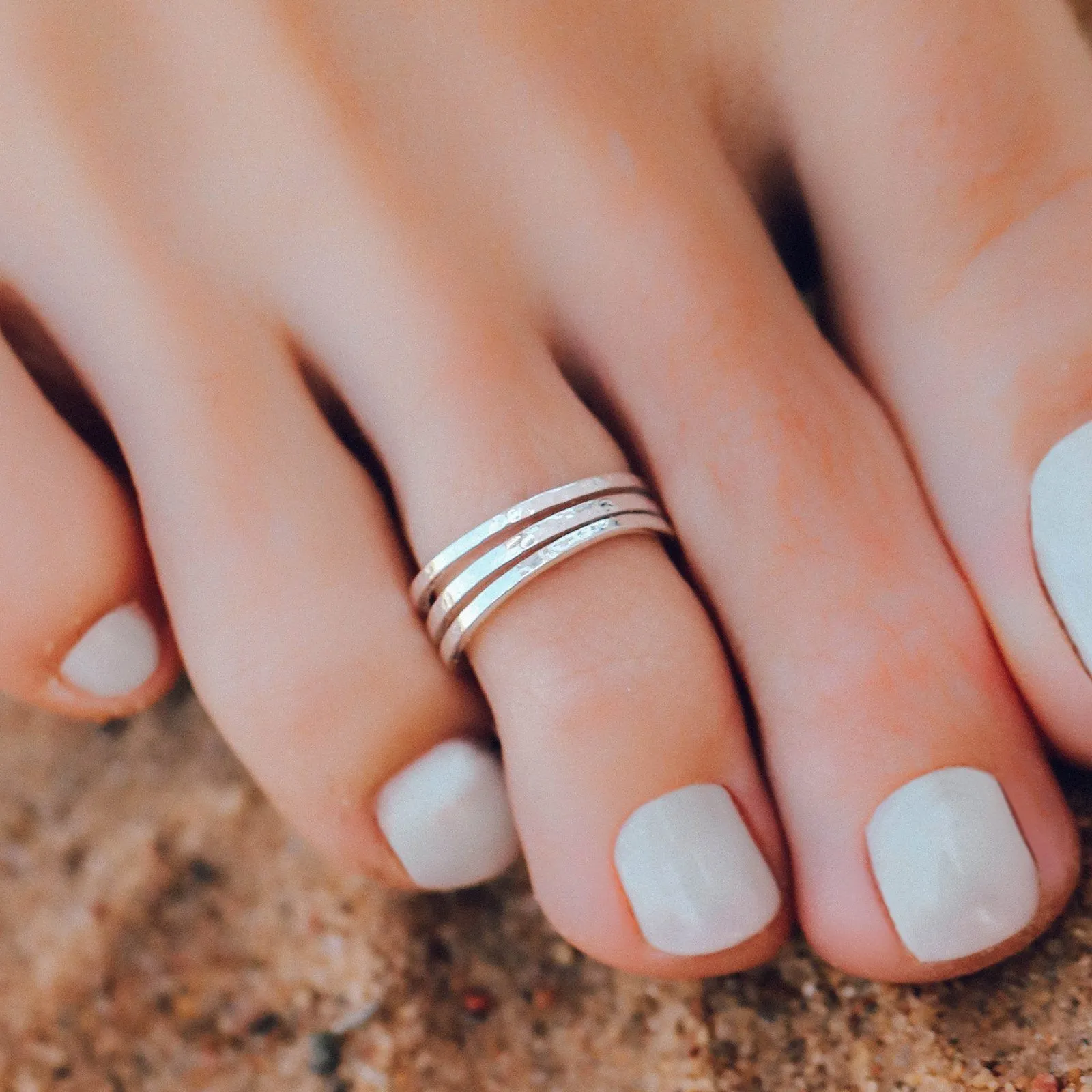 Triple Band Toe Ring