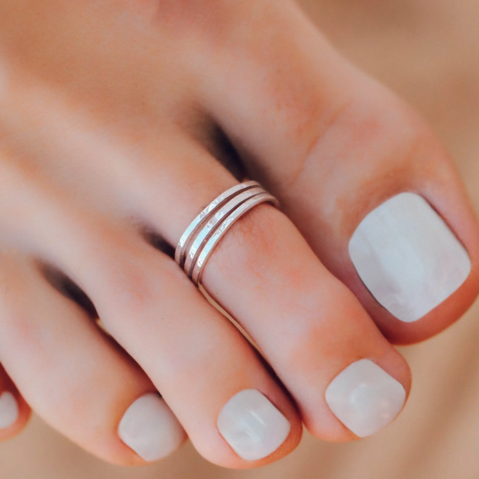 Triple Band Toe Ring