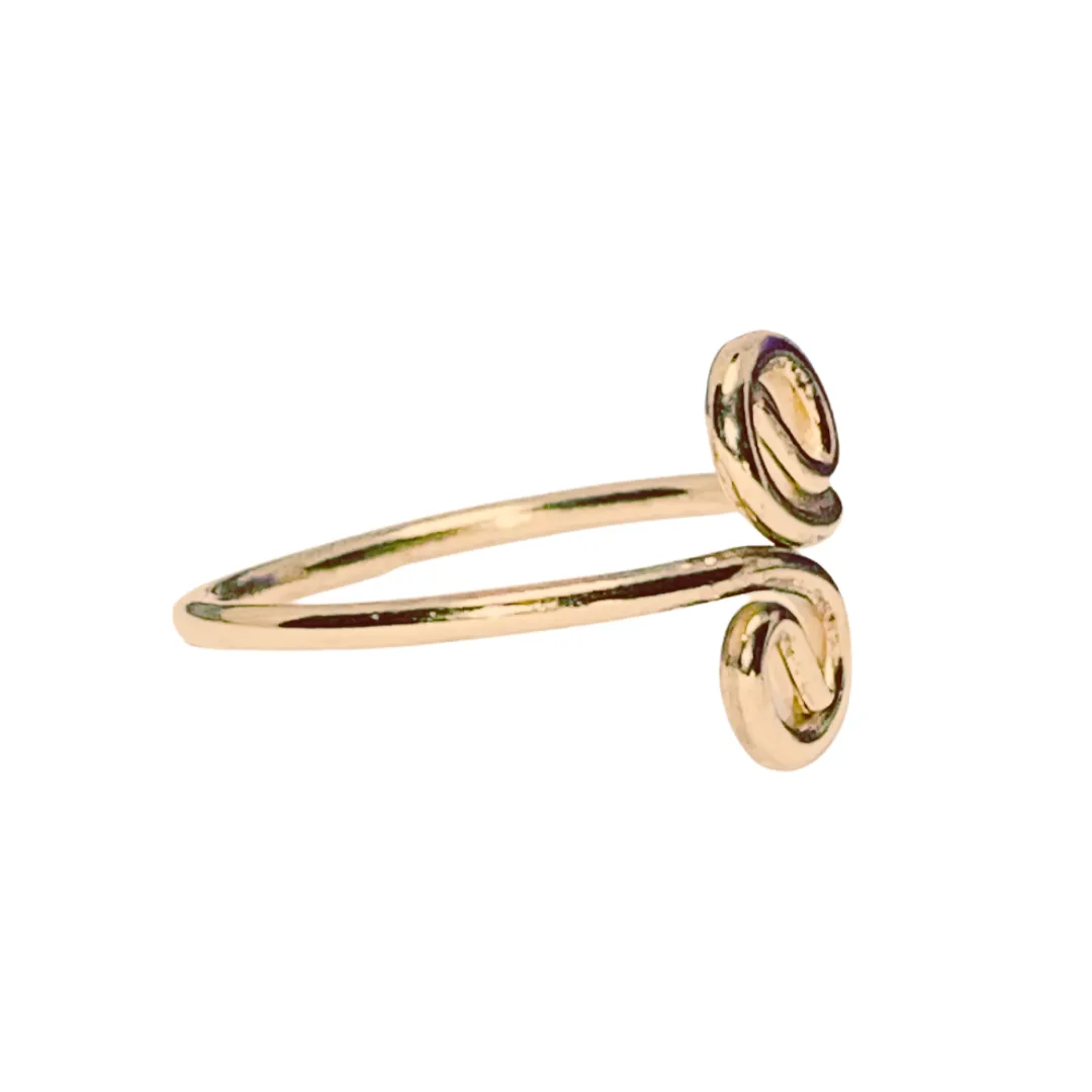 Twist and Turn Toe Ring