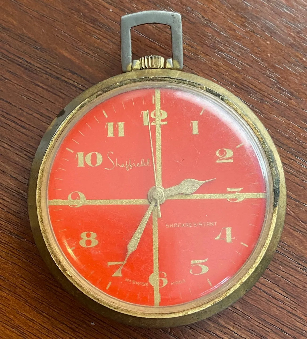 Vintage MCM Sheffield Pocket Watch