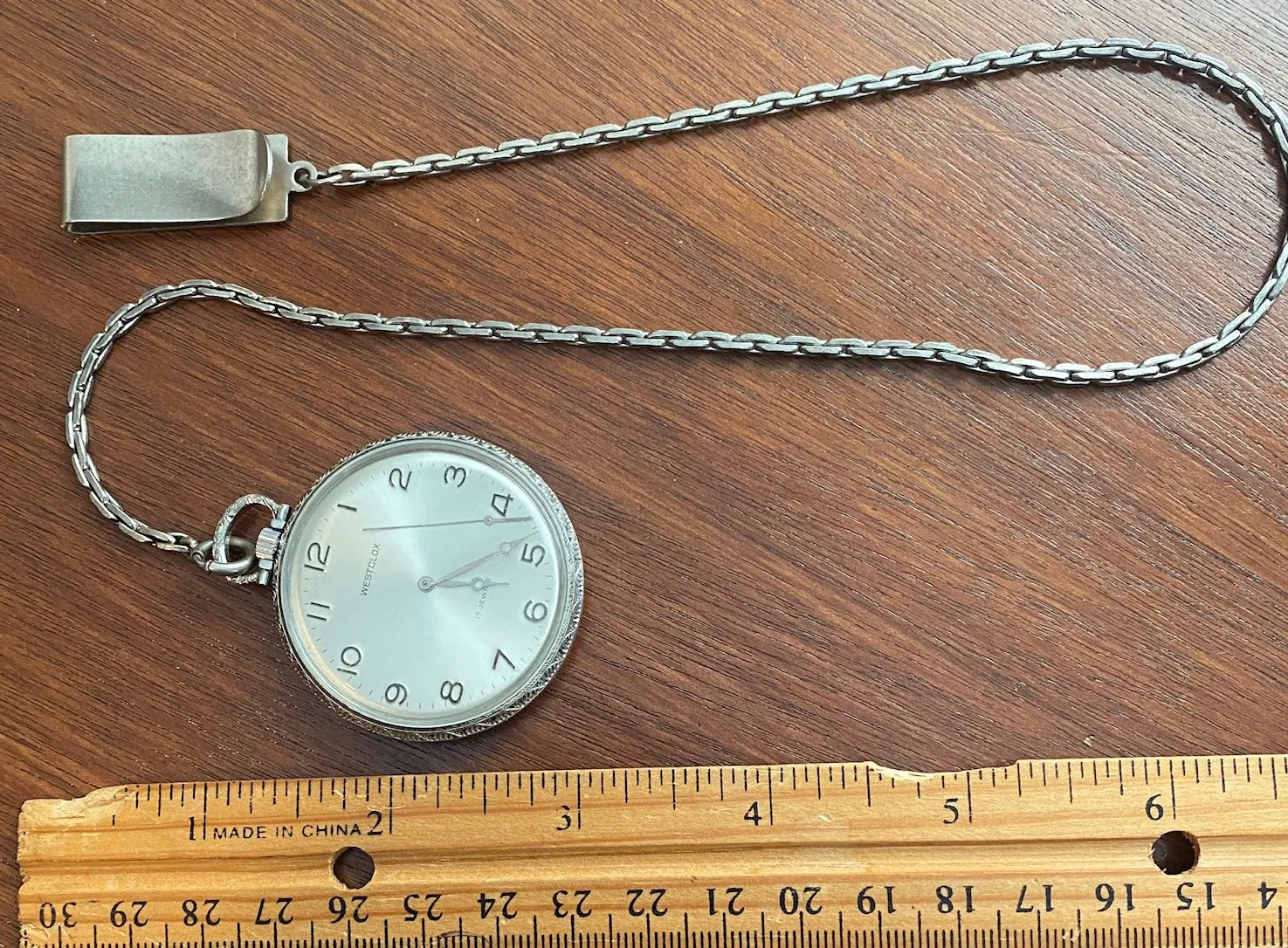 Vintage Westclox 17j Pocket Watch