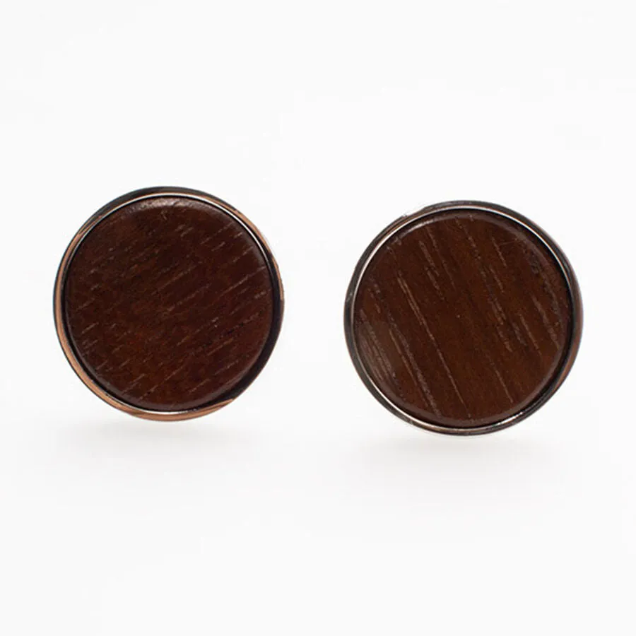 Walnut Wood Cufflinks