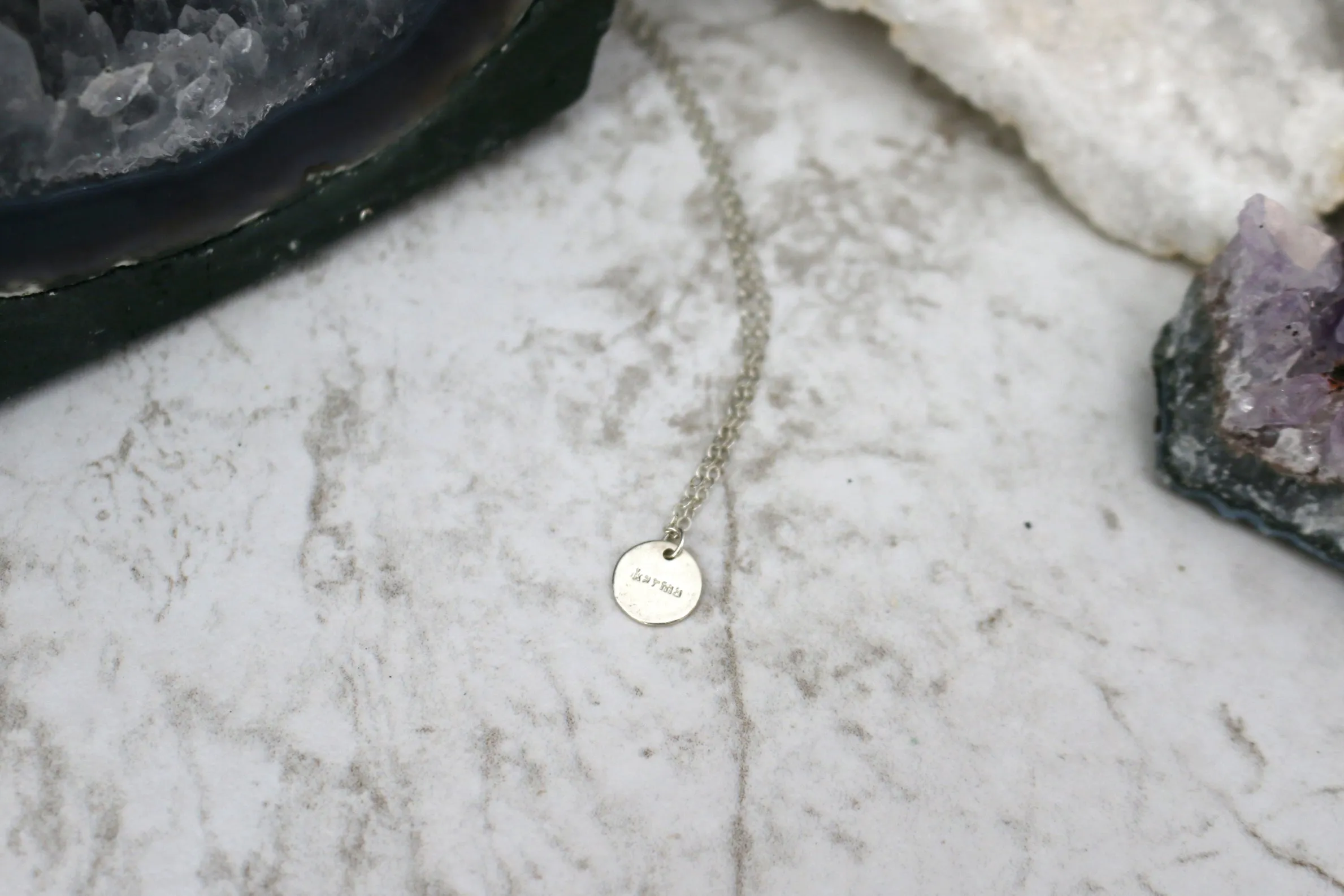 What Goes 'Round // Karma Charm Choker Necklace, Boho Jewelry, Layered Necklaces // BH-N014