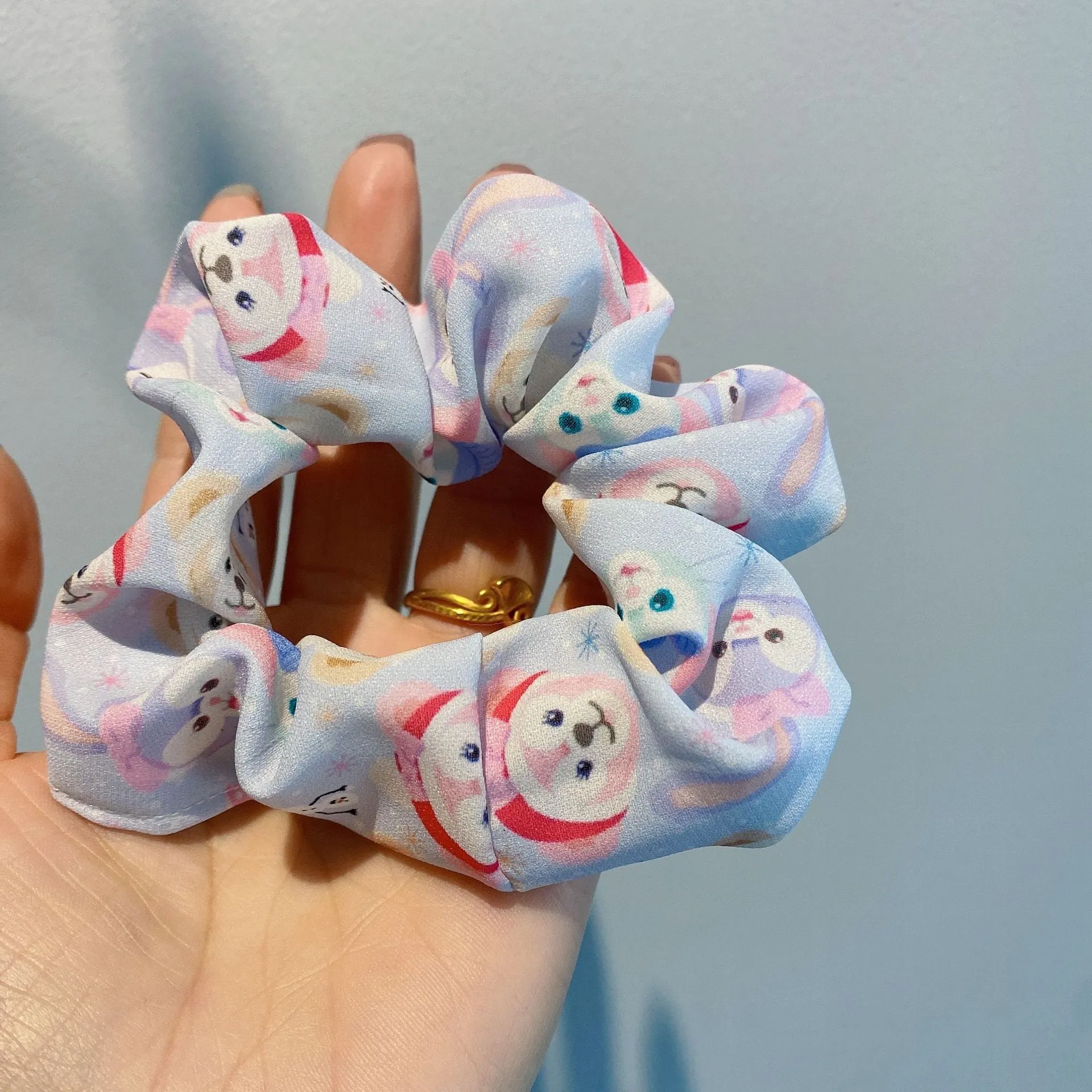 Wholesale Colorful Cartoon Cute Hair Scrunchies (S) (M) JDC-HS-ZiZ001