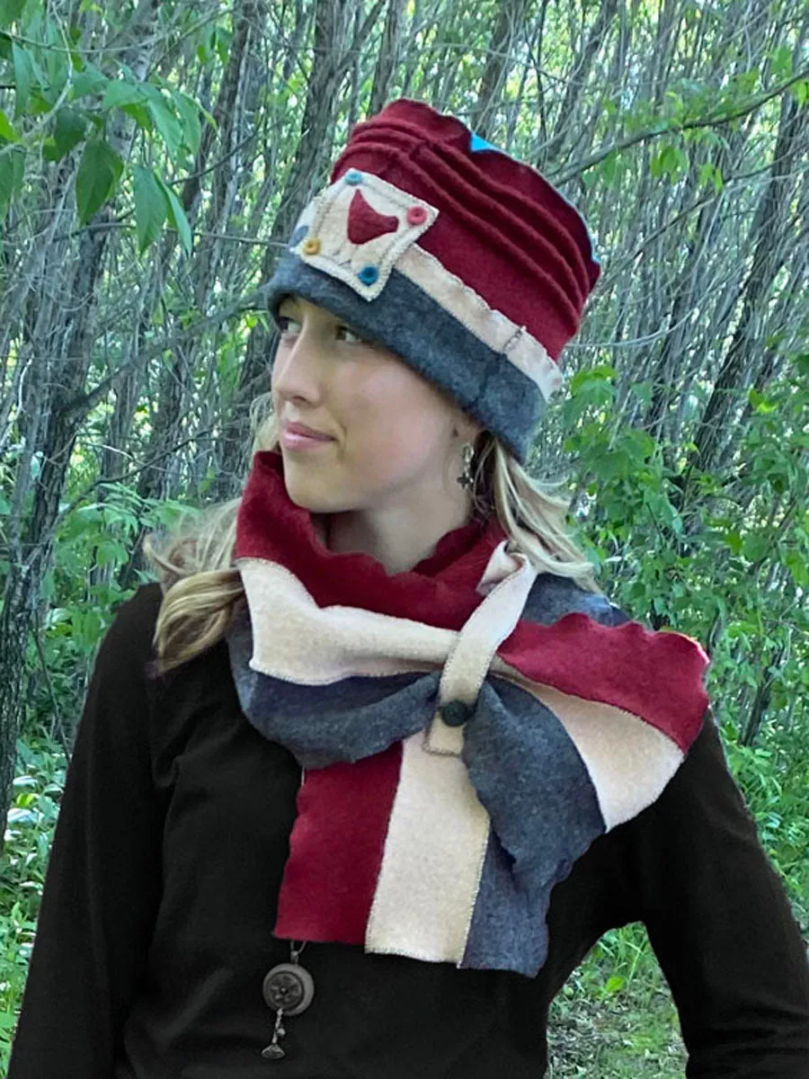 WR040 Blushing Bird Wrap/Scarf