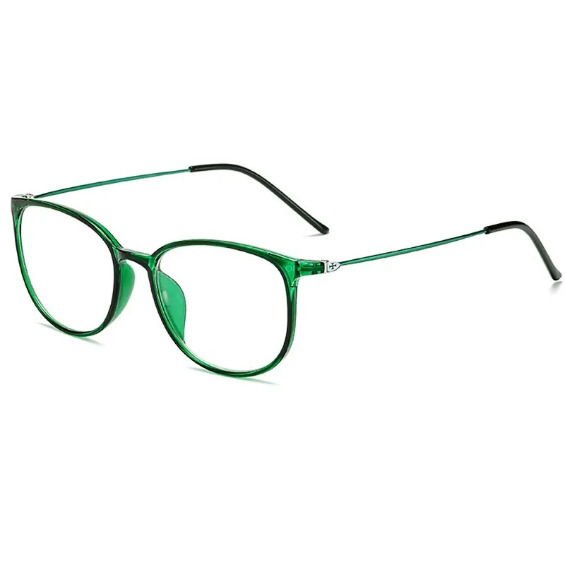 Yimaruili Unisex Full Rim Acetate Frame Myopic Or Presbyopic Anti Blue Light Reading Glasses Y872