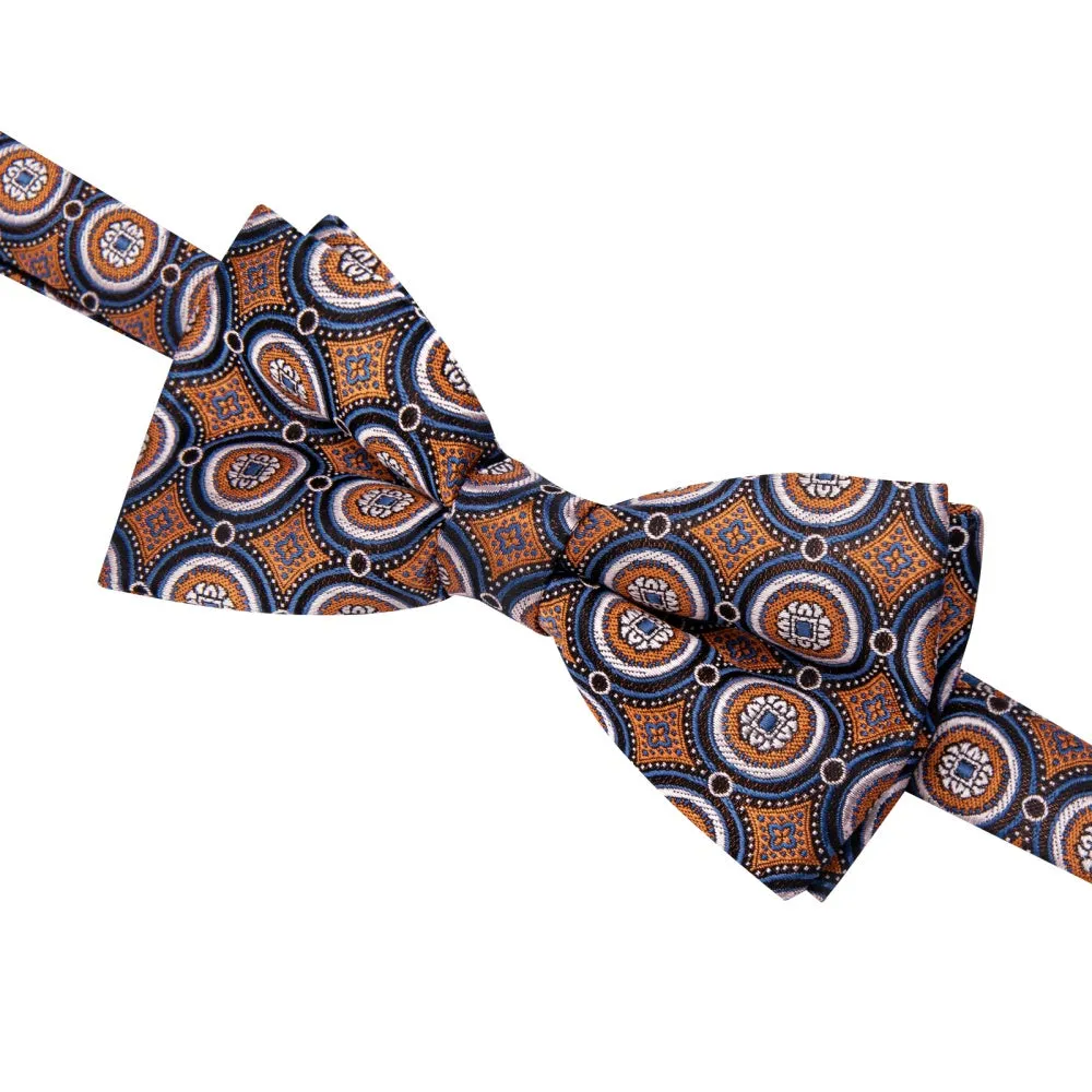 YourTies Men's Bowtie Orange Novelty Formal Pre-tied Bowtie