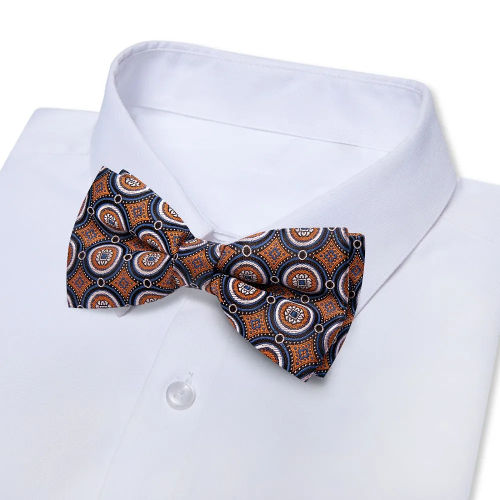 YourTies Men's Bowtie Orange Novelty Formal Pre-tied Bowtie