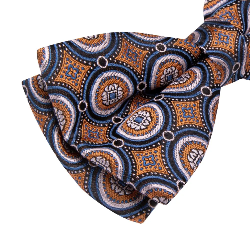 YourTies Men's Bowtie Orange Novelty Formal Pre-tied Bowtie